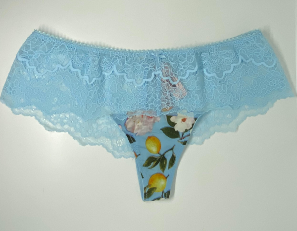Victoria Secret Panti colaless con ribete de encaje