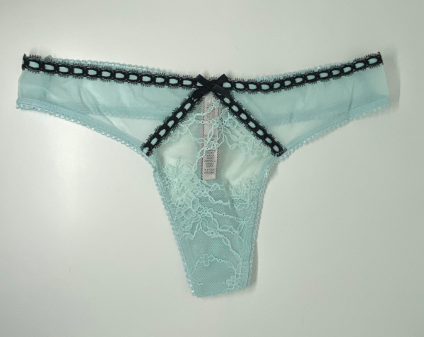 Victoria Secret Panti colaless cavada con ribete negro