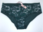 Victoria Secret Panti estilo bikini de encaje con brillo al frente