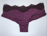 Victoria Secret Panti cheeky con ribete de encaje