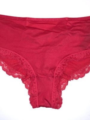 Victoria Secret Panti cheeky con ribete de encaje