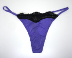 Victoria Secret Panti colaless con ribete de encaje