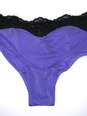Victoria Secret Panti cheeky con ribete de encaje