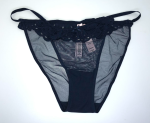 Victoria Secret Panti estilo bikini de tiras y encaje calado