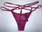 Victoria Secret Tanga en V con parte posterior a tiras