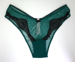 Victoria Secret Panti estilo hiphugger con ribete de encaje