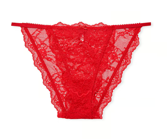 Victoria Secret Panti de encaje estilo bikini mini de tiras