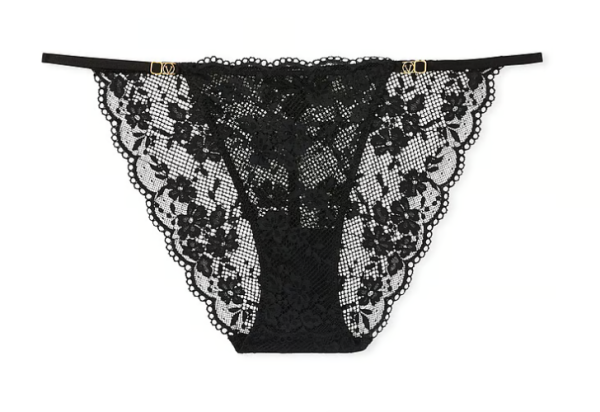 Victoria Secret Panti estilo bikini de encaje con tiras regulares