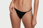 Victoria Secret Tanga en V de algodón elastizado