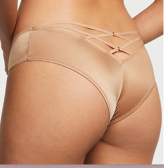 Victoria Secret Panti cheeky cavada con parte posterior a tiras