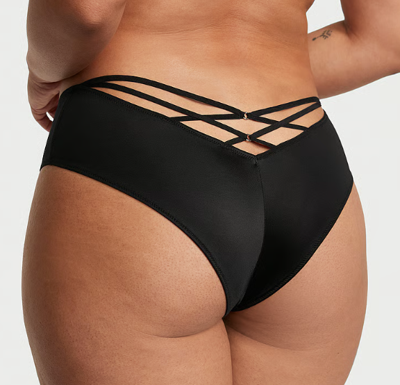 Victoria Secret Panti cheeky cavada con parte posterior a tiras