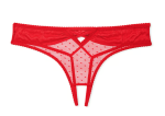 Victoria Secret Panti colaless de encaje sin entrepierna con moño en la parte posterior
