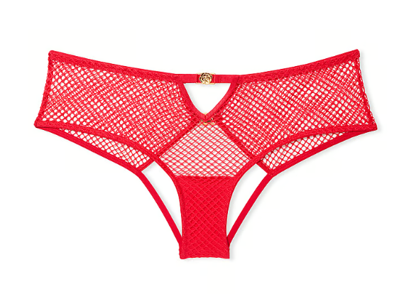 Victoria Secret Panti cheeky de red con parte posterior descubierta