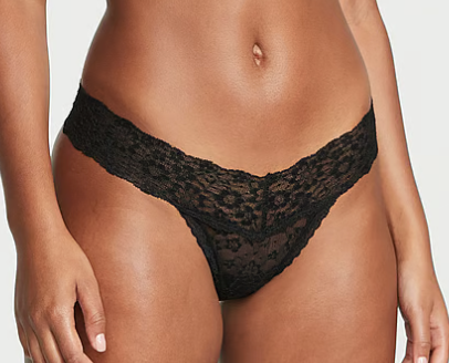 Victoria Secret Panti colaless de encaje y detalle anudado