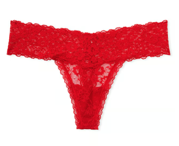 Victoria Secret Panti colaless de encaje y detalle anudado