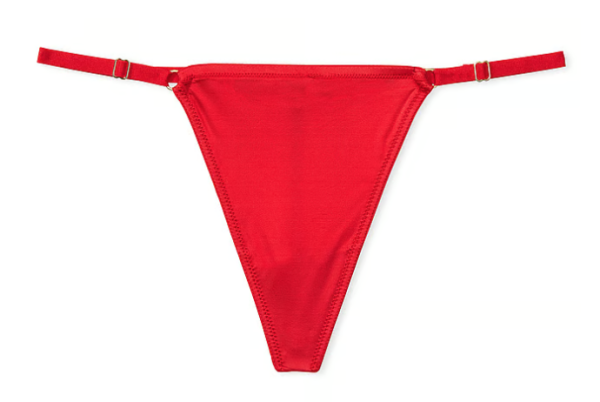 Victoria Secret Tanga en V ajustable con herraje en V