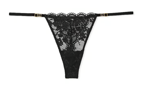 Victoria Secret Panti colaless de encaje de tiras regulares