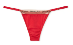 Victoria Secret Panti colaless de tiras regulares con bordado de logo