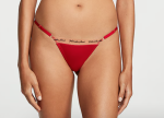 Victoria Secret Panti colaless de tiras regulares con bordado de logo