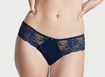 Victoria Secret Panti estilo hiphugger con ribete de encaje