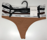 Calvin Klein; Paquete de 3 hilos o tangas de algodón elástico