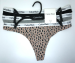 Calvin Klein; Paquete de 3 hilos o tangas de algodón modernas
