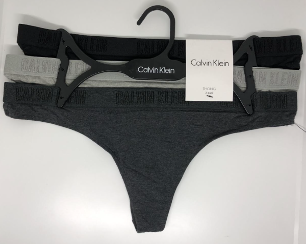 Calvin Klein; Paquete de 3 hilos o tangas muy cómodas