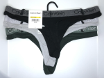 Calvin Klein; Paquete de 3 hilos o tangas de algodón modernas