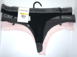Calvin Klein; Paquete de 3 hilos o tangas de algodón elástico