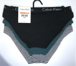 Calvin Klein; Paquete de 3 bikinis de algodón
