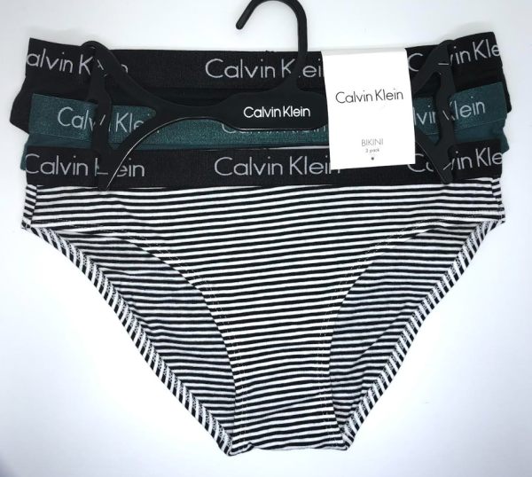 Calvin Klein; Paquete de 3 bikinis de algodón