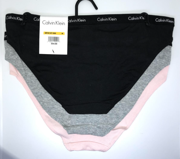 Calvin Klein; Paquete de 3 bikinis de hilo atrevido