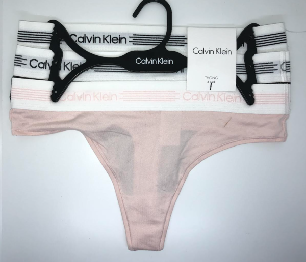 Calvin Klein; Paquete de 3 hilos o tangas de algodón modernas